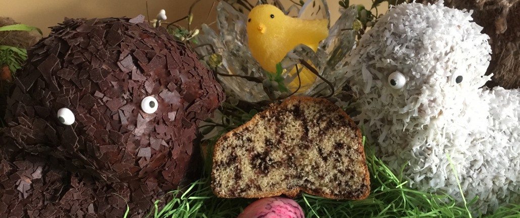 Decorating & serving Easter Lamb Cake Recipe