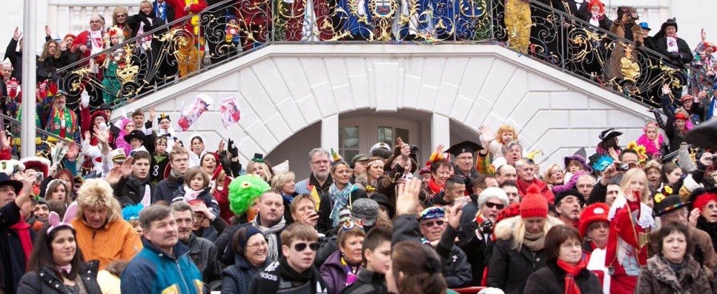 German Karneval Mardi Gras Spectators