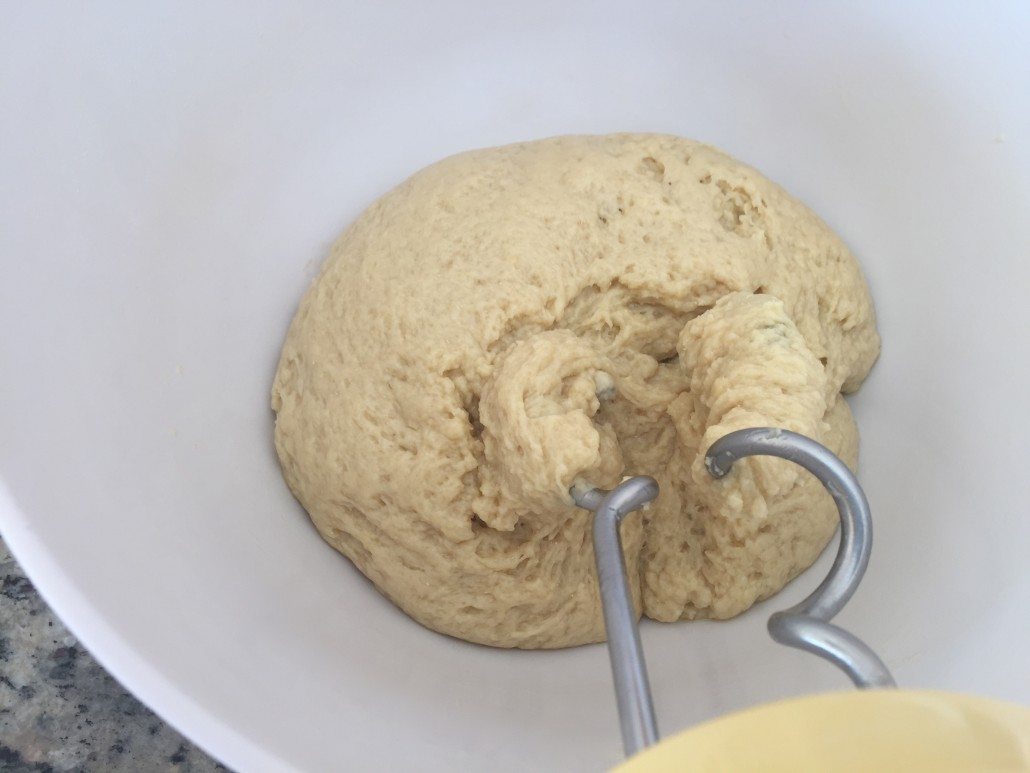 Preparation of dough for Original German Crumb Cake