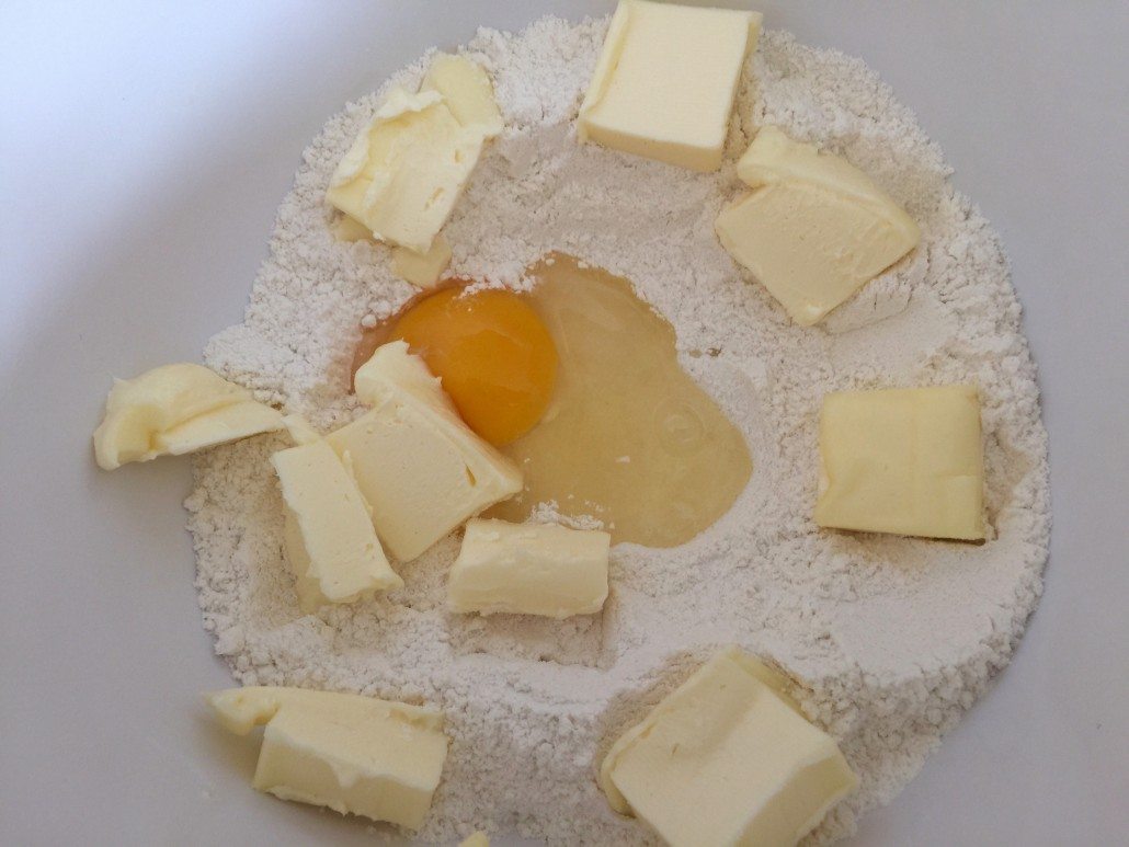 Preparation Dough Traditional German Cheesecake