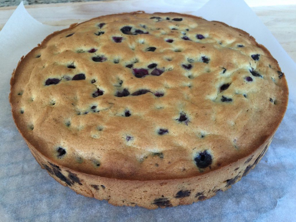 Baking Easy Blueberry Cake