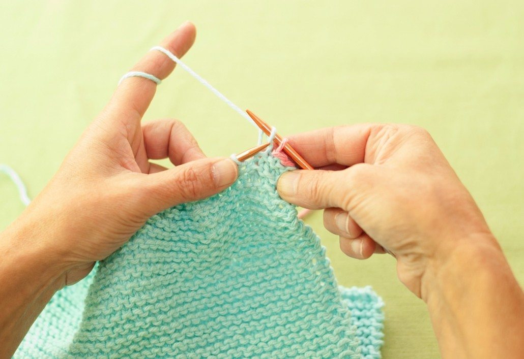 continental knitting knit stitch cast off