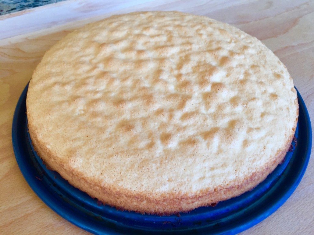 baking of the sweet woodruff cheesecake