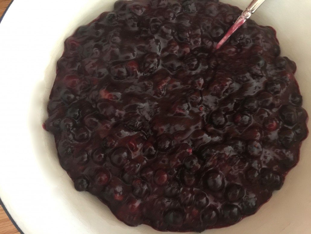 Filling for Traditional Blueberry Cake Recipe